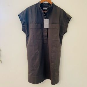 NWT Everlane Easy Workwear Dress Olive XS